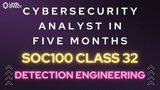 Detection Engineering - Your First Detection Rule, Getting Started in this Cybersecurity Domain 2025