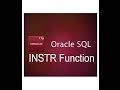 SQL 11g: INSTR Function with example | INSTR function in SQL
