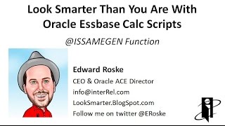 Essbase @ISSAMEGEN Function