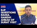 BJP Press Meet On Rahul Gandhi Disqualification | Sambit Patra Alerts High Drama By Cong In Gujarat