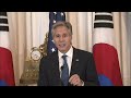 secretary of state antony j. blinken holds a joint press availability