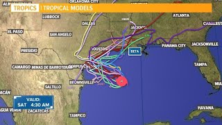 In the tropics: Tropical Storm Beta track in Gulf of Mexico