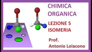 CHIMICA ORGANICA - Lezione 5 - Isomeria