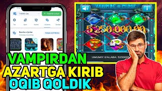 VAMPIRDAN AZARTGA KIRIB OQIB QOLDIK😱 #1xbet #1xgames