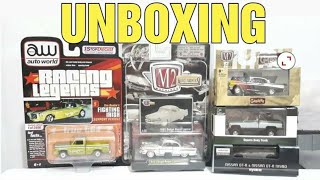 Unboxing M2 Machines including very Rare Super Chase, Autoworld hobby exclusive, \u0026 Kyosho