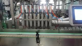 Bottle washing, filling, capping and labeling production line洗瓶灌装旋盖贴标生产线