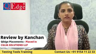 #Testing #Tools #Training & Placement Institute Review by Kanchan |  @QEdgeTech  Hyderabad Ameerpet