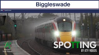 Trains at Biggleswade, ECML - 01/11/22