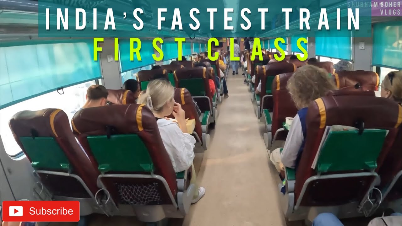India S 2nd Fastest Train Gatimaan Express Journey In First Class