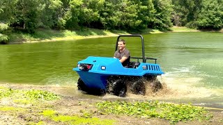 2024 MAX 2 6x6 Amphibious ATV Splashing in the Water