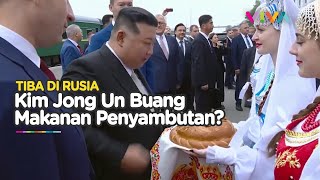 Video Kim Jong Un Ketangkap 'Buang Makanan' Penyambutan Rusia