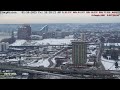 cincinnati skyline ohio river brent spence bridge livestream from covington kentucky