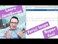 JavaScript tutorial 7/24: For loops | Coding for beginners