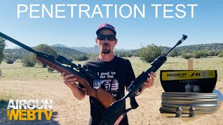 PENETRATION TEST - Gamo Swarm Magnum .22 VS Gamo Bone Collector Swarm .22