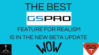 GSPRO Realism Feature is here. And it's AMAZING. Better Than Trackman VG3 \u0026 FSX Play