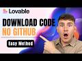 How To Download Code From Lovable AI Without GitHub (Alternative Export Guide)