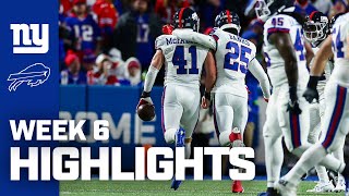 New York Giants Highlights vs. Buffalo Bills | 2023 Regular Season Week 6
