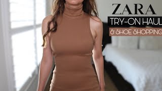 ZARA SALE try-on HAUL 2021 | COME SHOE SHOPPING WITH ME | The Allure Edition VLOG
