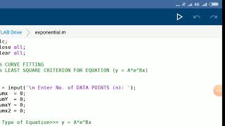 Curve fitting- Exponential Functions