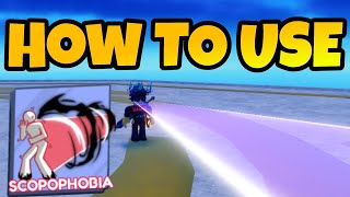 How To Use The Scopophobia Ability In Roblox Blade Ball