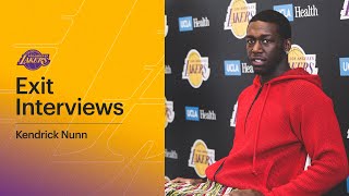 Kendrick Nunn | 2021-22 Lakers Exit Interviews