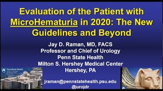 5.21.2020 Urology COViD Didactics - Evaluation of the Patient with MicroHematuria in 2020