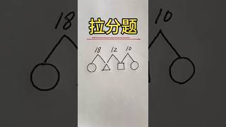 来看一道经典拉分题，图形看起来简单，其实是有一定难度的🔥 #math #mathstricks #数学 #数学思维 #数学問題集