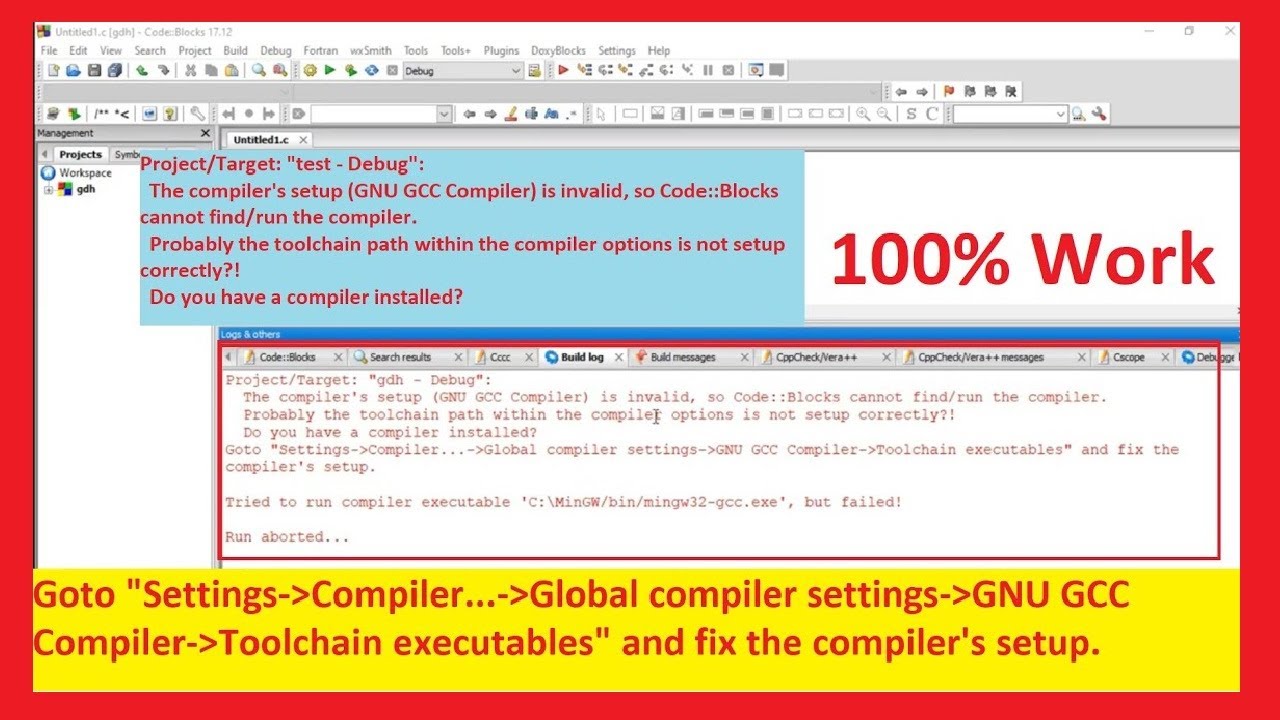 Code Blocks Target Uses An Invalid Compiler Run Aborted Gogovlero Code Blocks Target Uses An Invalid Compiler Run Aborted Gogovlero