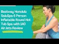 Backyard LUXURY on a BUDGET! Bestway Honolulu SaluSpa Inflatable Hot Tub Review (Worth the Hype?)