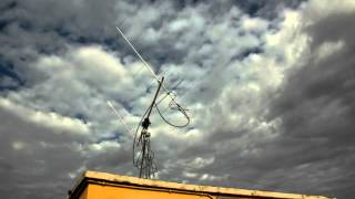 Testing the satellite UHF - VHF ground station