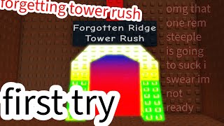 FORGOTTEN RIDGE TOWER RUSH jtoh omg