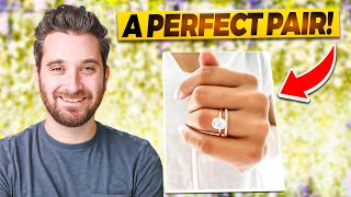 Wedding Band & Engagement Ring! HOW To Wear BOTH!