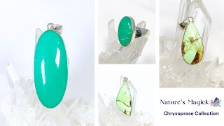 Genuine Chrysoprase Gemstone Jewellery for sale