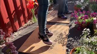 Tap in the Afternoon- Glenn Wood & Ruby dance around the poppies