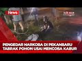 Kabur Dikejar Polisi, Pengedar Narkoba di Riau Tabrak Pohon saat Bawa 1 Kg Sabu - iNews Pagi 05/08