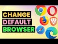 How to Change Default Web Browser