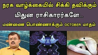 நரக வாழ்க்கையில் சிக்கி தவிக்கும் மிதுன ராசிக்காரர்களே.. மண்ணை பொன்னாக்கும் OCTOBER மாதம்