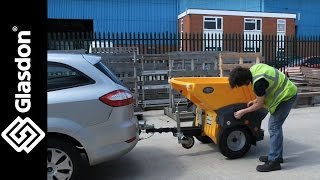 Glasdon UK | how to use | Glasdon Turbocast 800™ towable salt spreader