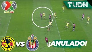 ¡GOL ANULADO! Marin marca en fuera de lugar | América 2-0 Chivas | AP2023-J8 | Liga Mx | TUDN