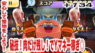 +134 秘技！肉だけ残し！でYマネー稼ぎ◎　『妖怪ウォッチぷにぷに』　ちひろちゃんねる実況プレイ