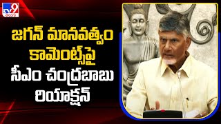 జగన్ మానవత్వం కామెంట్స్‌పై సీఎం చంద్రబాబు రియాక్షన్ | CM Chandrababu - TV9