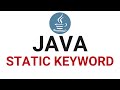 Java Tutorial | Static Keyword in 5 Minutes (seriously)