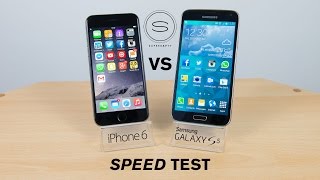 iPhone 6 vs Samsung Galaxy S5 - 속도 테스트