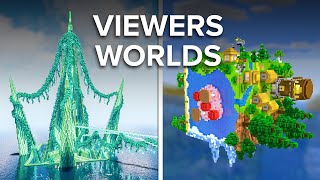 I Visited My Subscribers Minecraft Worlds