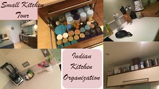 Indian Kitchen Tour | How to organize a small kitchen | Indian Kitchen Organization | Small Kitchen