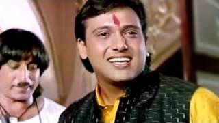 Raja Babu Comedy Scene - Govinda and Shakti Kapoor watches Amitabh's movie