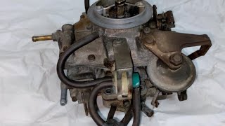 三菱ジープ 整備日記  Jeep J58 No.2 キャブレター分解編①  Mitsubishi Jeep carburetor rebuild