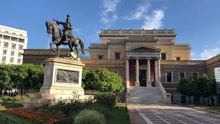 Saturday Evening Athens Greece 🇬🇷 Walk. Omonoia. Stadiou. Panapestimio. Syntagma