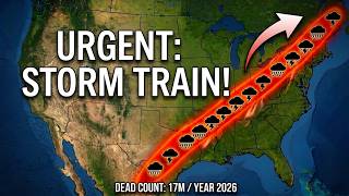 A Massive Storm Train Is Building Fast...