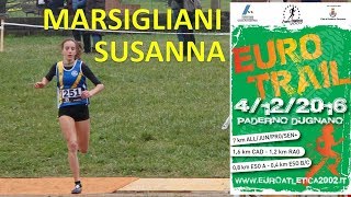 Susanna Marsigliani EUROTRAIL 2016 Paderno Dugnano 4/12/2016